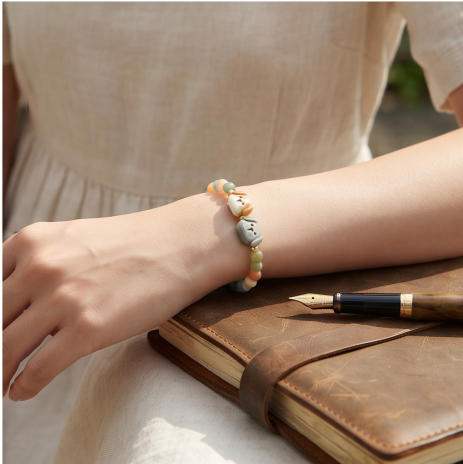 Playful Puppy Beaded Bracelet