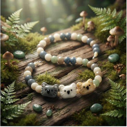 Playful Animal Beaded Bracelet